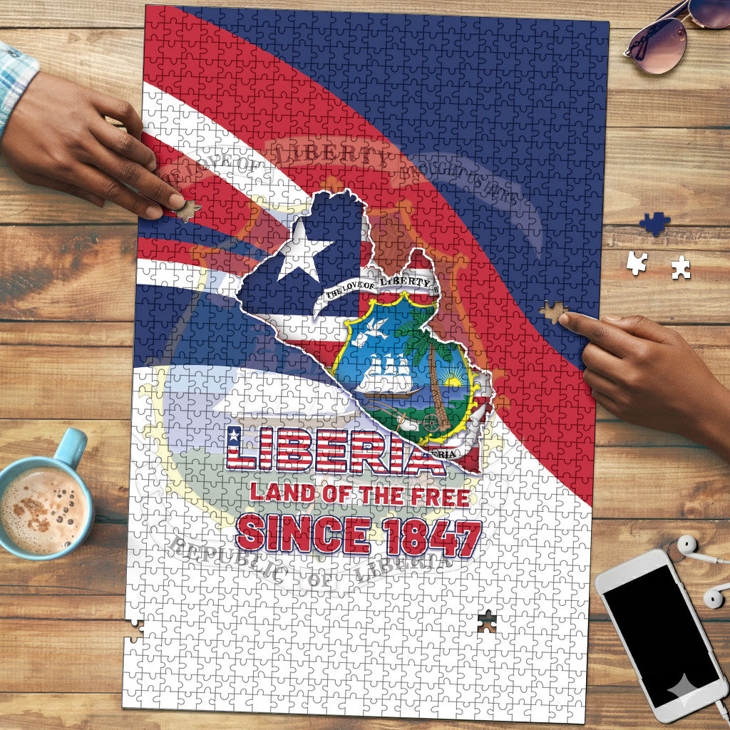 Liberia 1847 Puzzle Happy Independence Day