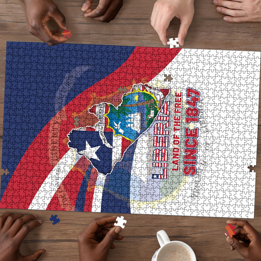 Liberia 1847 Puzzle Happy Independence Day