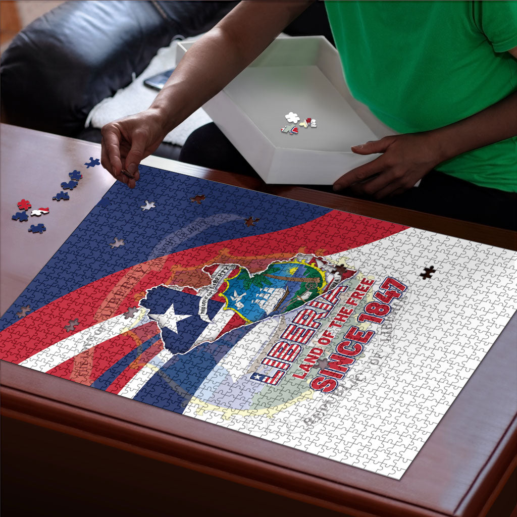 Liberia 1847 Puzzle Happy Independence Day
