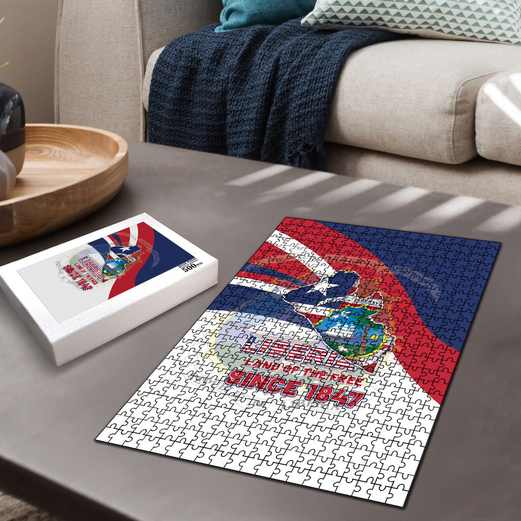 Liberia 1847 Puzzle Happy Independence Day