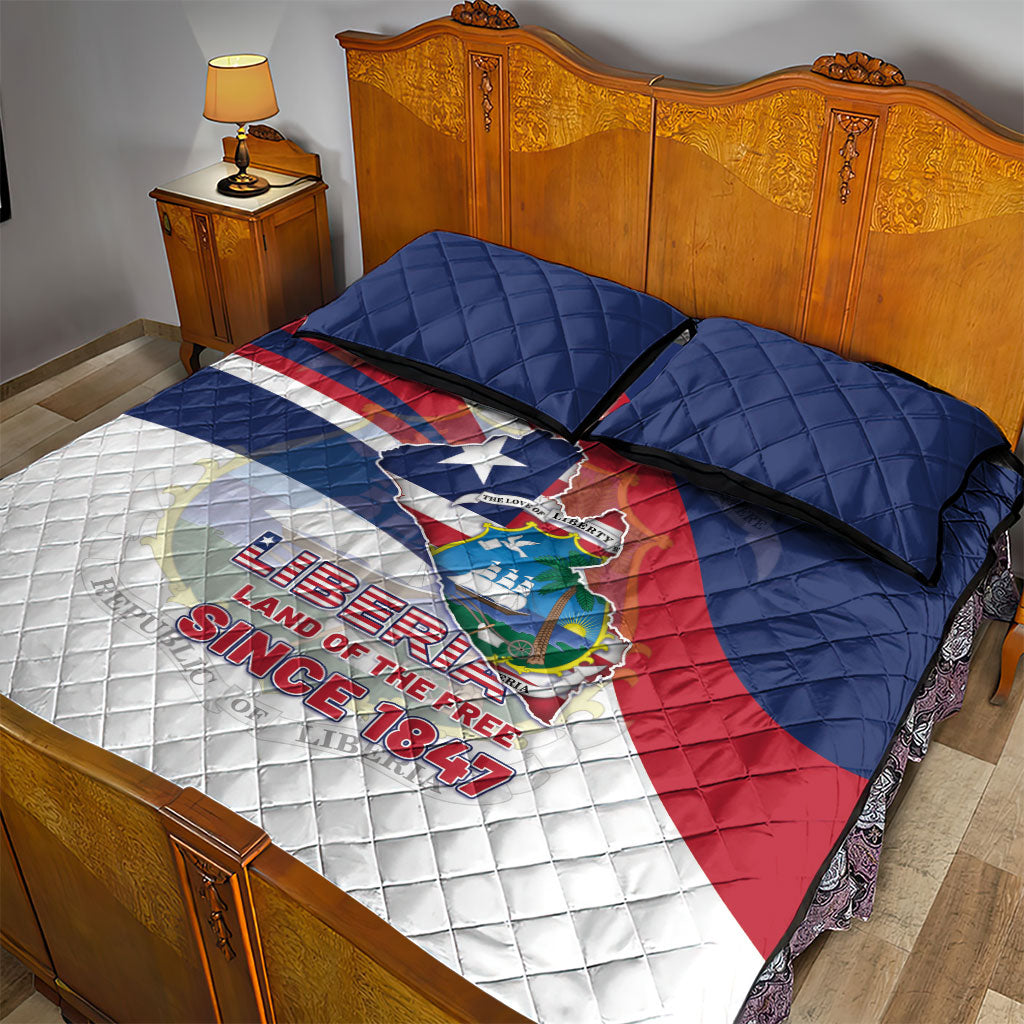 Liberia 1847 Quilt Bed Set Happy Independence Day