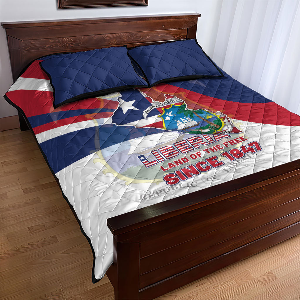 Liberia 1847 Quilt Bed Set Happy Independence Day