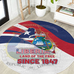 Liberia 1847 Round Carpet Happy Independence Day