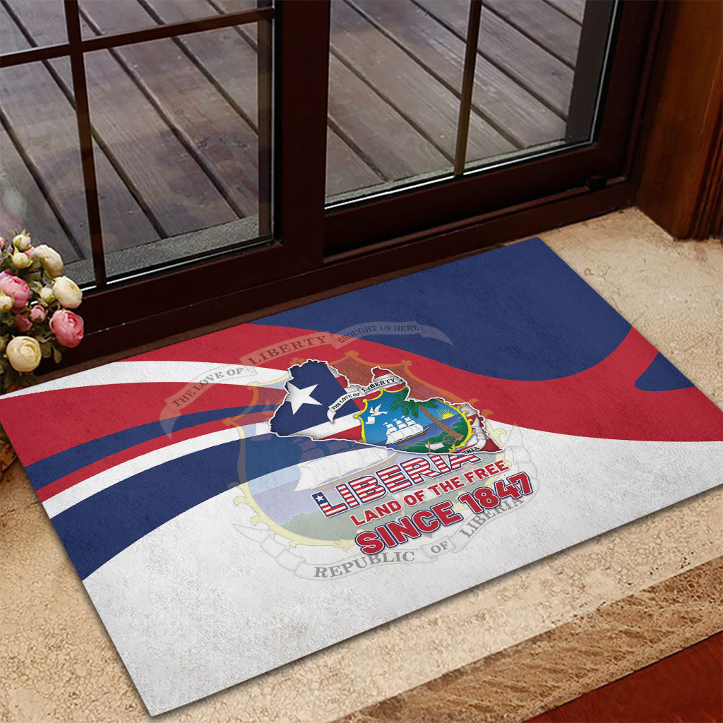 Liberia 1847 Rubber Doormat Happy Independence Day