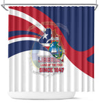 Liberia 1847 Shower Curtain Happy Independence Day