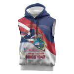 Liberia 1847 Sleeveless Hoodie Happy Independence Day