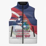Liberia 1847 Sleeveless Puffer Jacket Happy Independence Day