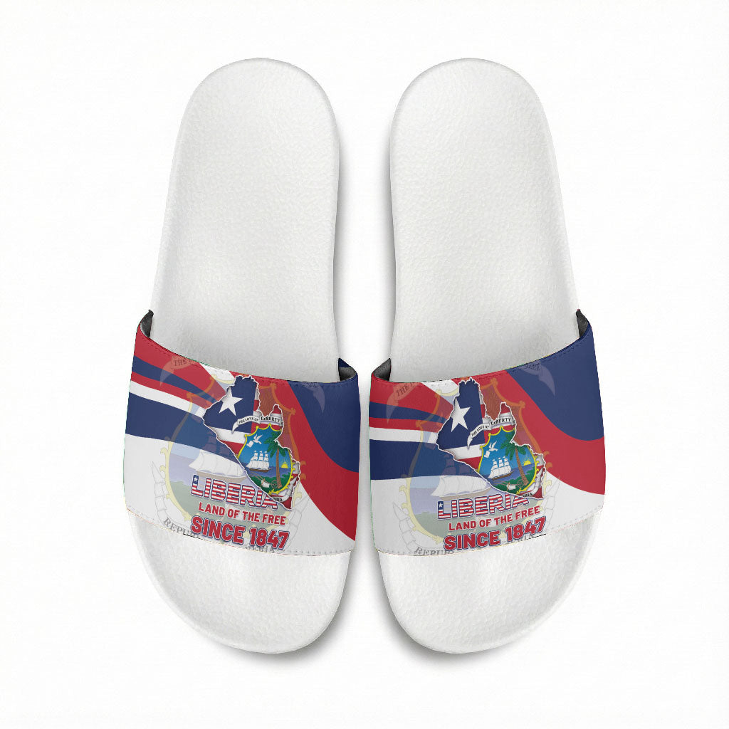 Liberia 1847 Slide Sandals Happy Independence Day