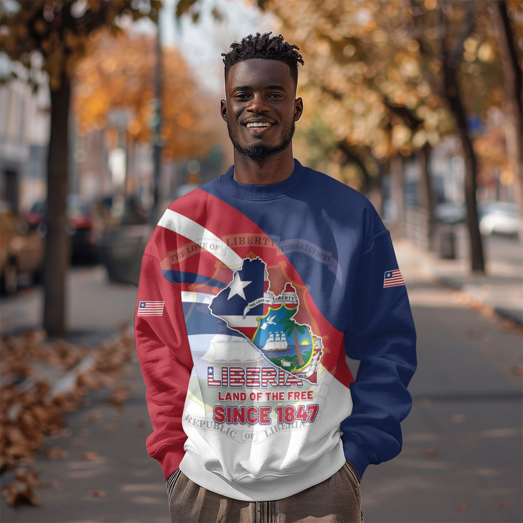 Liberia 1847 Sweatshirt Happy Independence Day