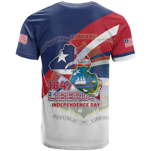 Liberia 1847 T shirt Happy Independence Day