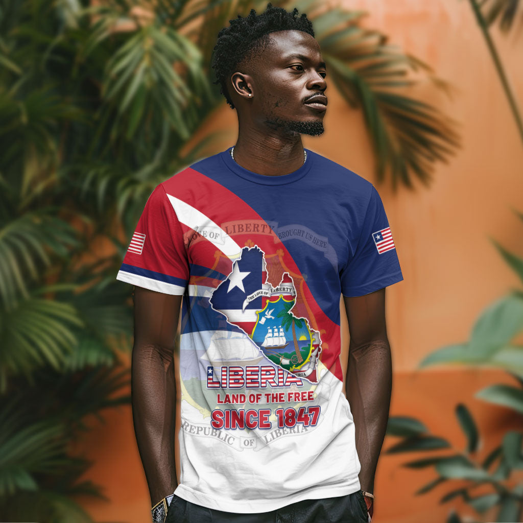 Liberia 1847 T shirt Happy Independence Day