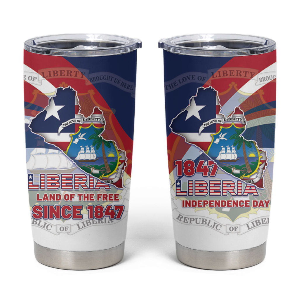 Liberia 1847 Tumbler Cup Happy Independence Day