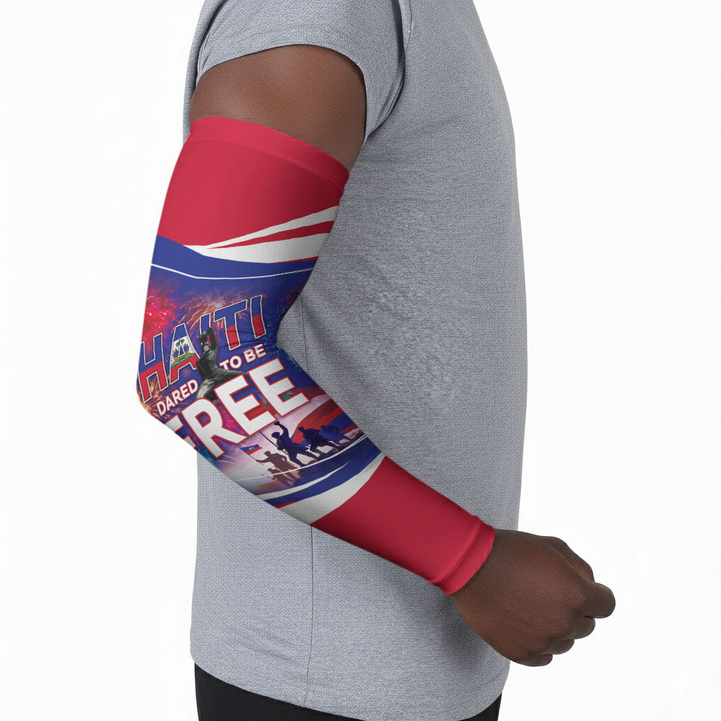 1804 Haiti Independence Arm Sleeves Haitian Pride Patriotic Heritage