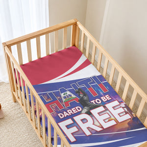 1804 Haiti Independence Baby Bed Cover Haitian Pride Patriotic Heritage