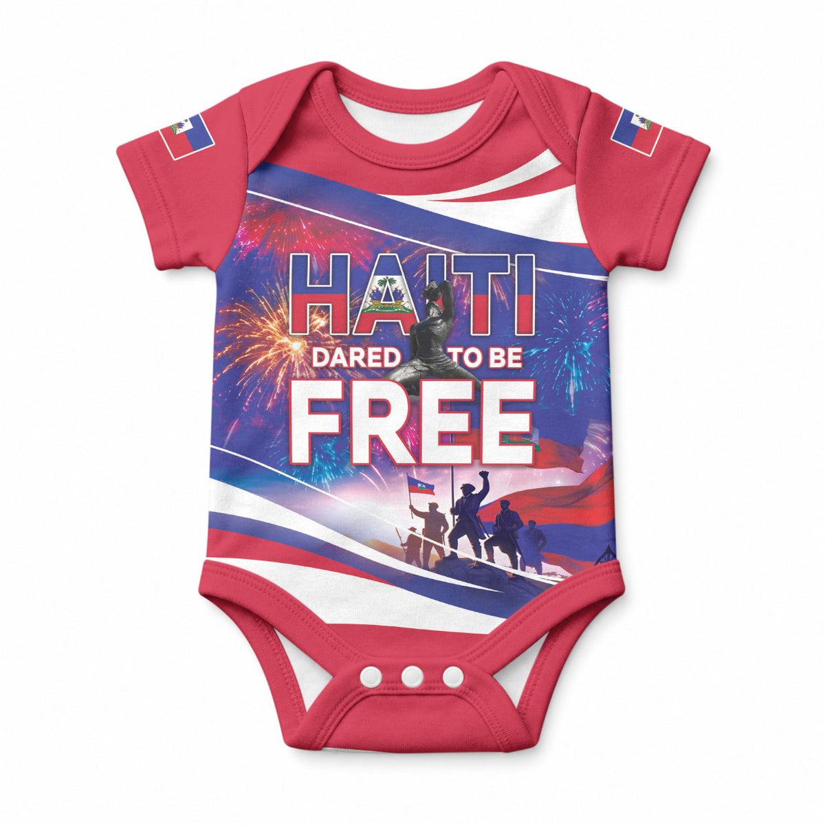 1804 Haiti Independence Baby Onesie Haitian Pride Patriotic Heritage