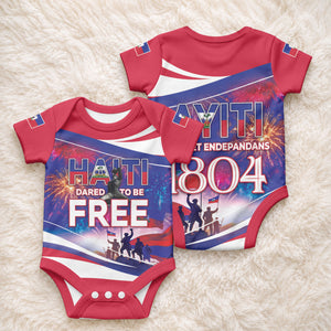 1804 Haiti Independence Baby Onesie Haitian Pride Patriotic Heritage