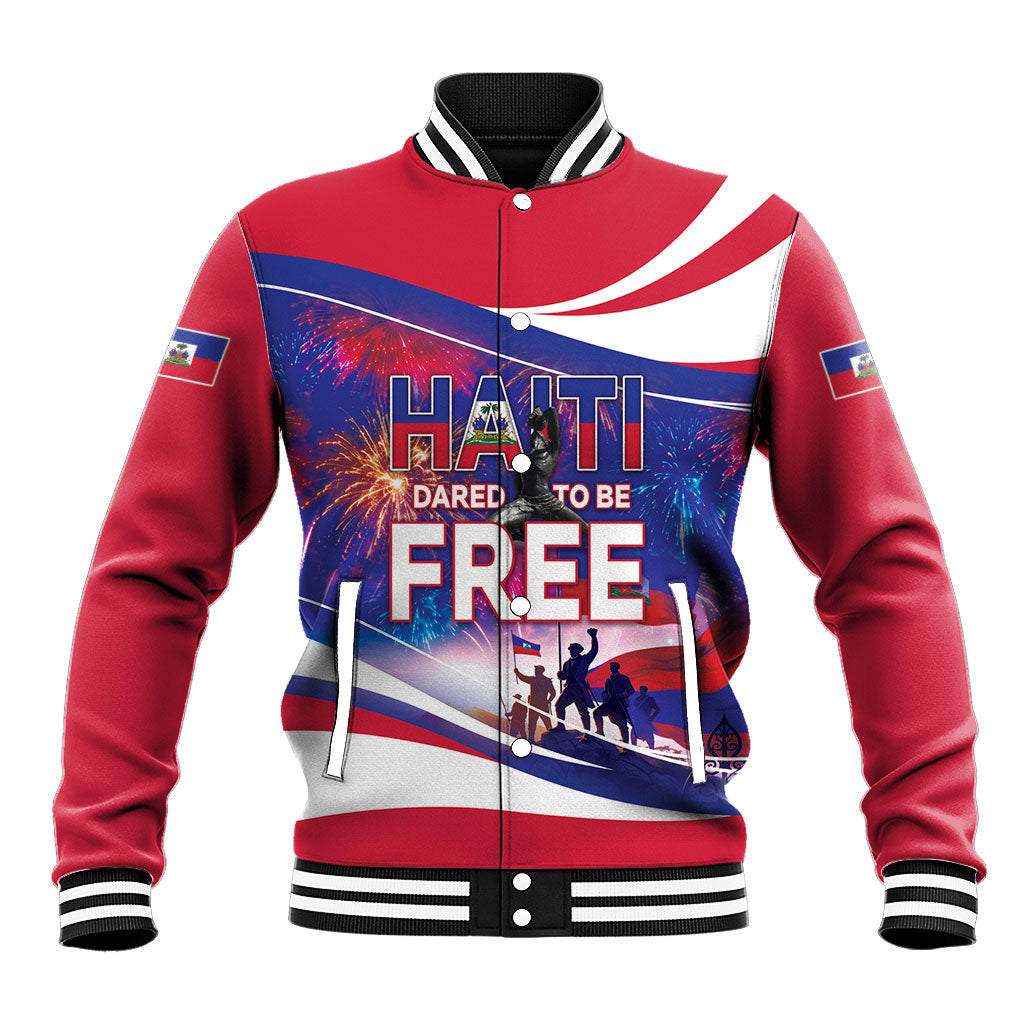 1804 Haiti Independence Baseball Jacket Haitian Pride Patriotic Heritage