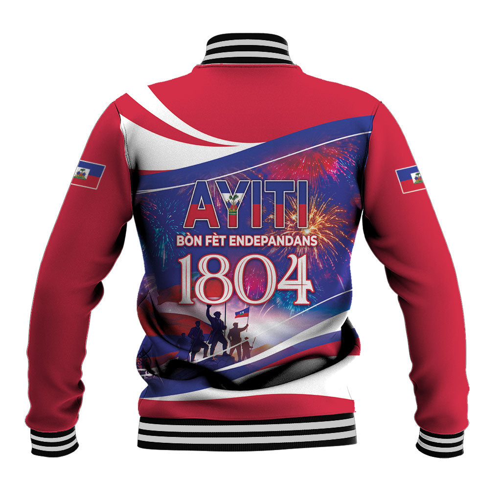 1804 Haiti Independence Baseball Jacket Haitian Pride Patriotic Heritage