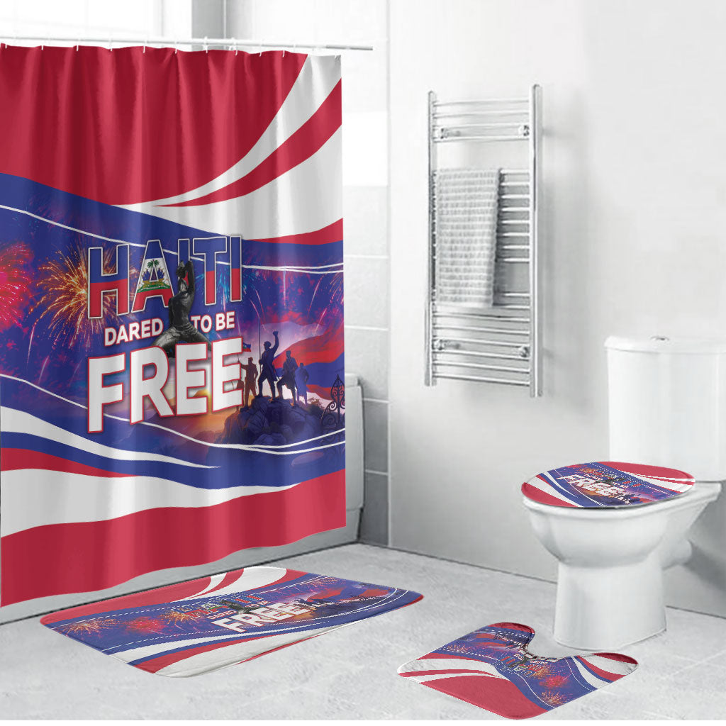 1804 Haiti Independence Bathroom Set Haitian Pride Patriotic Heritage