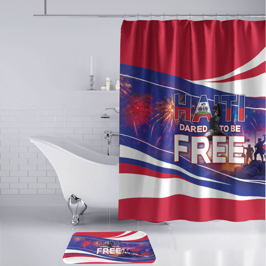 1804 Haiti Independence Bathroom Set Haitian Pride Patriotic Heritage
