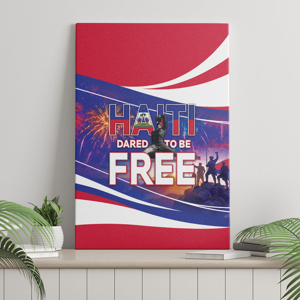 1804 Haiti Independence Canvas Wall Art Haitian Pride Patriotic Heritage