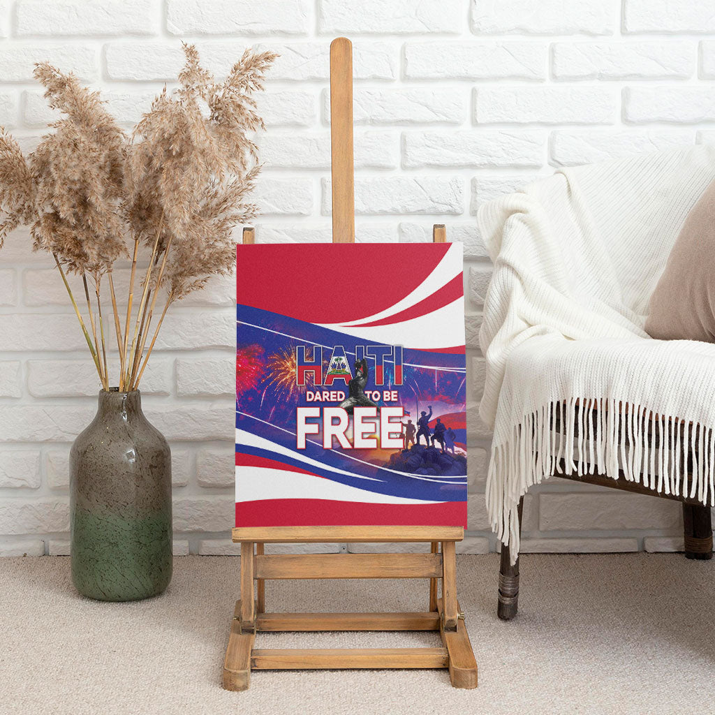 1804 Haiti Independence Canvas Wall Art Haitian Pride Patriotic Heritage