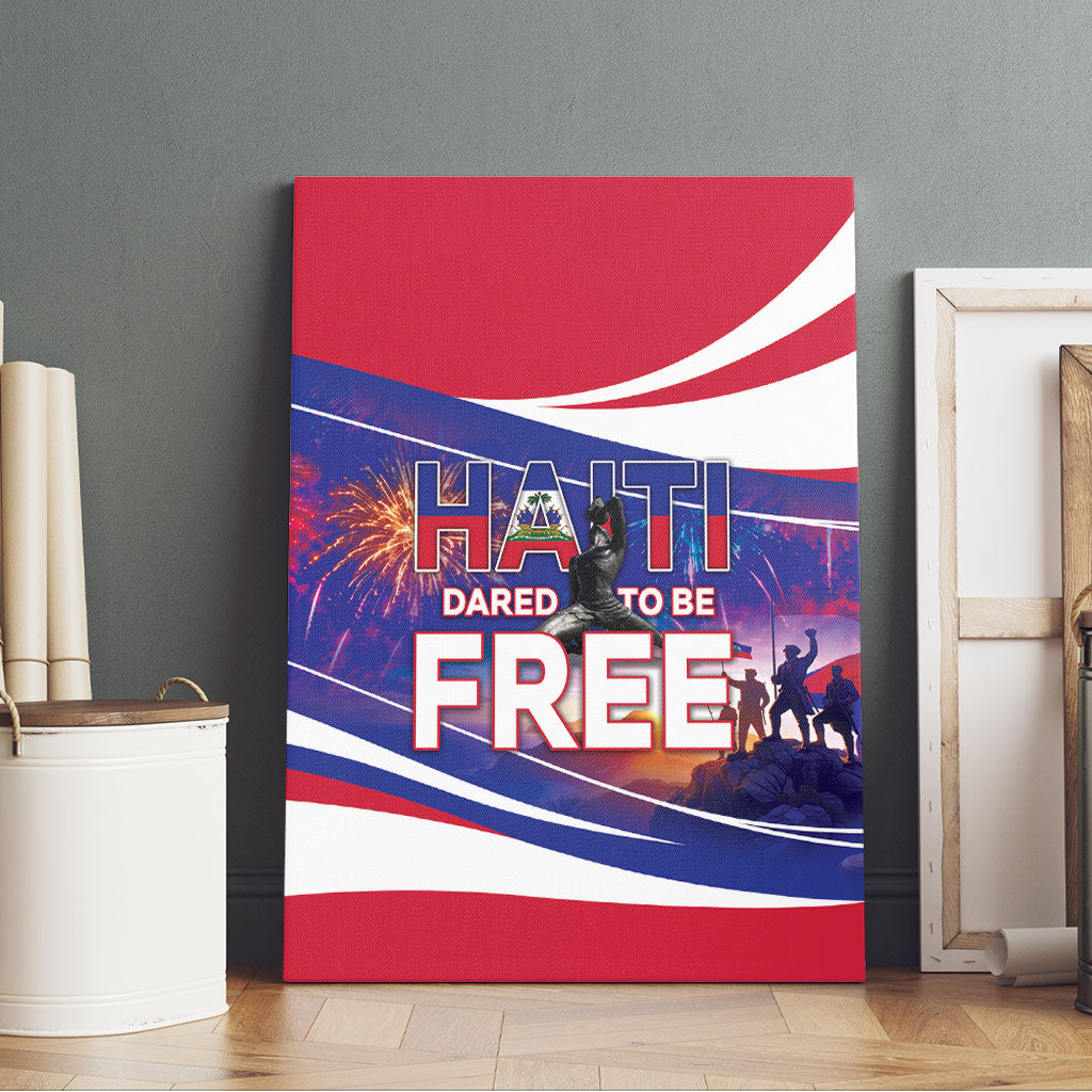 1804 Haiti Independence Canvas Wall Art Haitian Pride Patriotic Heritage