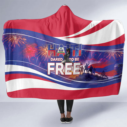 1804 Haiti Independence Hooded Blanket Haitian Pride Patriotic Heritage