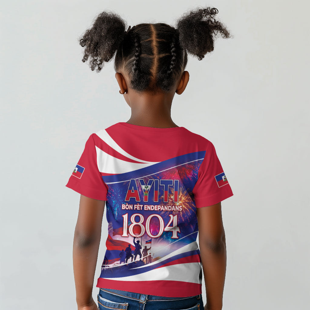 1804 Haiti Independence Kid T shirt Haitian Pride Patriotic Heritage