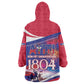 1804 Haiti Independence Kid Wearable Blanket Hoodie Haitian Pride Patriotic Heritage