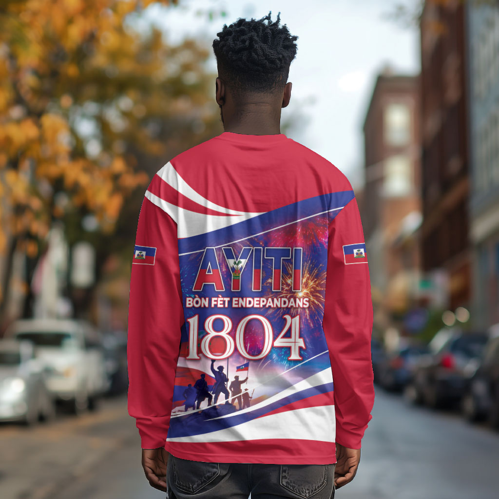 1804 Haiti Independence Long Sleeve Shirt Haitian Pride Patriotic Heritage