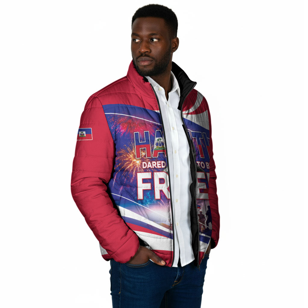 1804 Haiti Independence Padded Jacket Haitian Pride Patriotic Heritage
