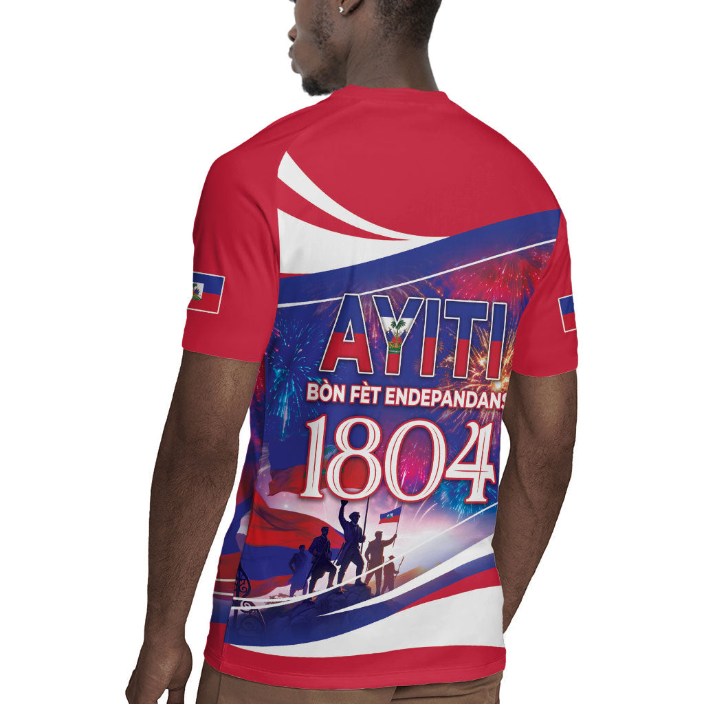 1804 Haiti Independence Rugby Jersey Haitian Pride Patriotic Heritage