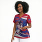 1804 Haiti Independence Scrub Top Haitian Pride Patriotic Heritage