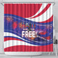 1804 Haiti Independence Shower Curtain Haitian Pride Patriotic Heritage