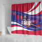 1804 Haiti Independence Shower Curtain Haitian Pride Patriotic Heritage