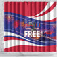 1804 Haiti Independence Shower Curtain Haitian Pride Patriotic Heritage