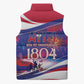 1804 Haiti Independence Sleeveless Puffer Jacket Haitian Pride Patriotic Heritage