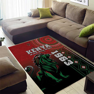 Kenya Jamhuri Day Area Rug One Nation One Flag One People