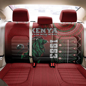 Kenya Jamhuri Day Back Car Seat Cover One Nation One Flag One People