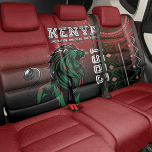 Kenya Jamhuri Day Back Car Seat Cover One Nation One Flag One People