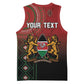 Personalised Kenya Jamhuri Day Basketball Jersey One Nation One Flag One People LT05