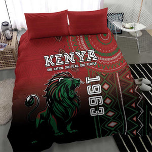 Kenya Jamhuri Day Bedding Set One Nation One Flag One People