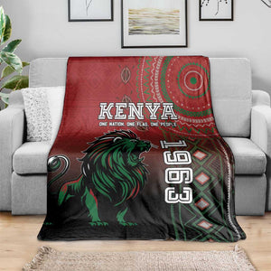 Kenya Jamhuri Day Blanket One Nation One Flag One People