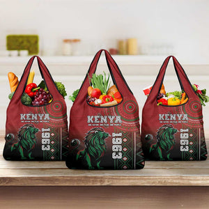 Kenya Jamhuri Day Grocery Bag One Nation One Flag One People