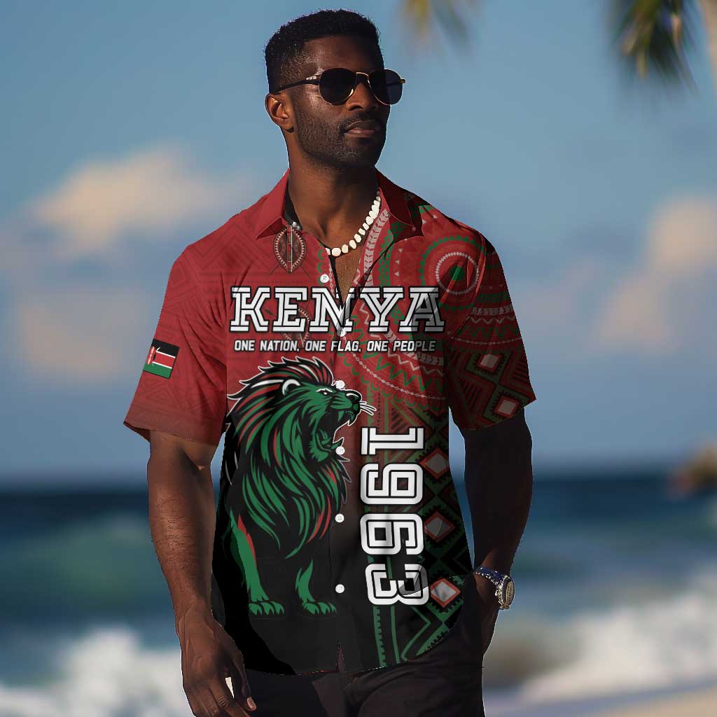 Personalised Kenya Jamhuri Day Hawaiian Shirt One Nation One Flag One People