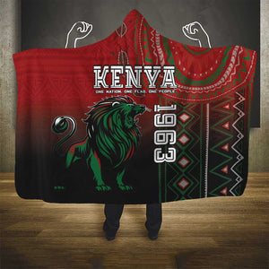 Kenya Jamhuri Day Hooded Blanket One Nation One Flag One People