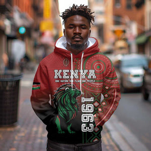 Personalised Kenya Jamhuri Day Hoodie One Nation One Flag One People