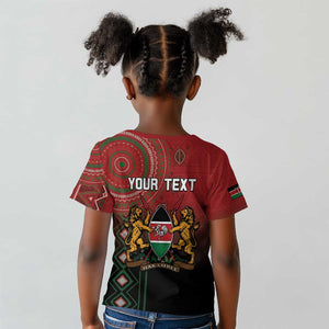 Personalised Kenya Jamhuri Day Kid T shirt One Nation One Flag One People