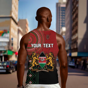 Personalised Kenya Jamhuri Day Men Tank Top One Nation One Flag One People